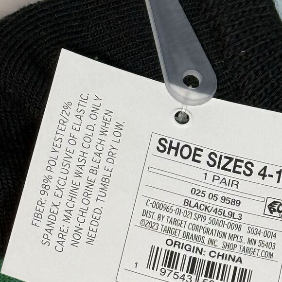 Set of 2 St Patrick’s Day Low Cut Gradient Shamrock Green Socks For Women NEW! - Picture 7 of 7